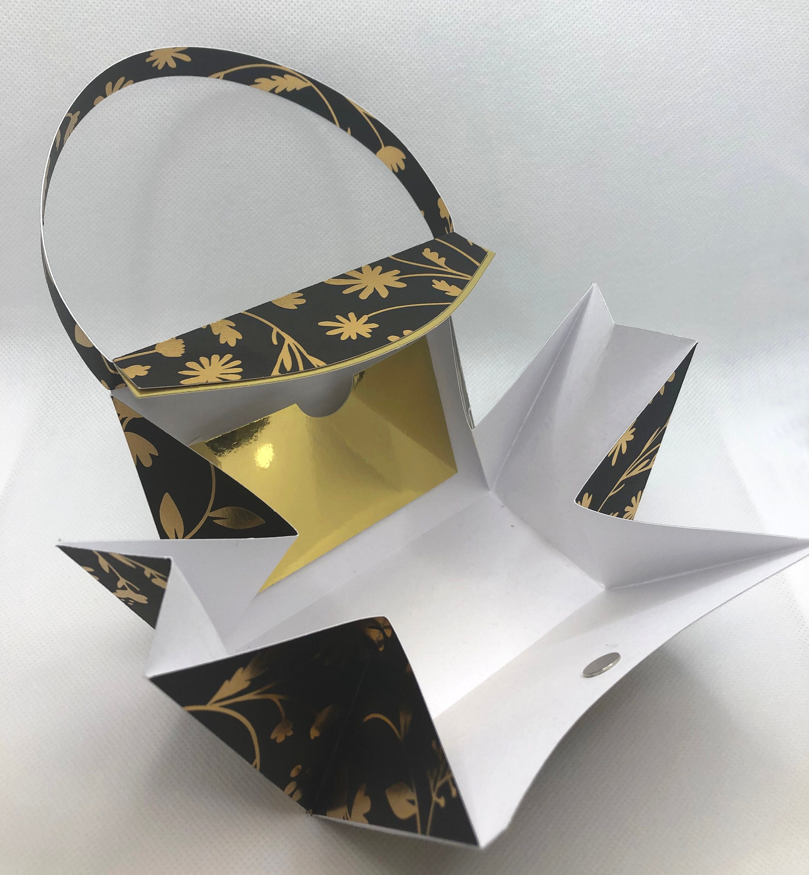 Paper Handbag and Gift Card Holder. Digital Cut Files for - Etsy