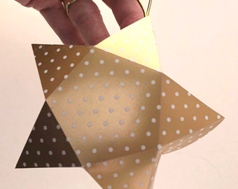 You're a Star treat box/Christmas tree decoration. SVG and JPEG files included.