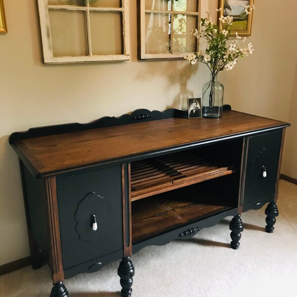 Black Dining Room Buffet / Aparador / Servidor