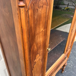 China Cabinet Art Deco China Cabinet Painted China Cabinet - Etsy