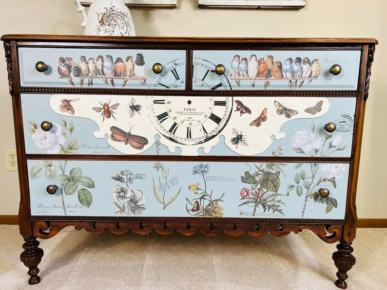 Antique Dresser. French Country Dresser. Farmhouse Decor. Etsy