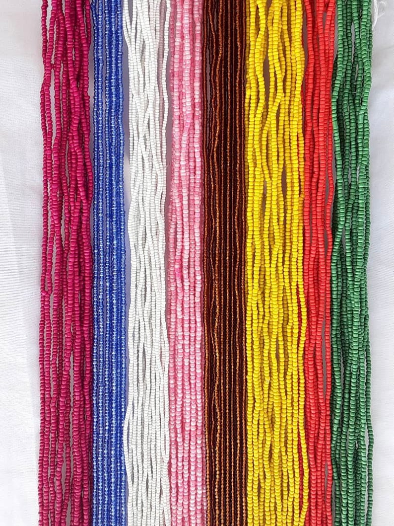 Belly chain Tummy beads tummy chain FREE Shipping Waisted Beads for women Solid Colored Wholesale waist beads Colorful waist beads