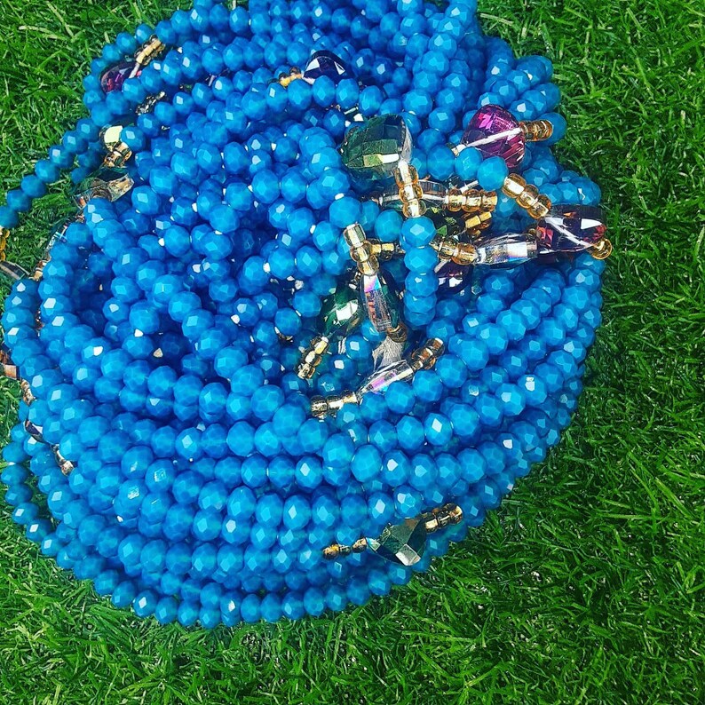 Luxurious Crystal Wholesale Waist Beads, Tummy Beads, Colorful Waist