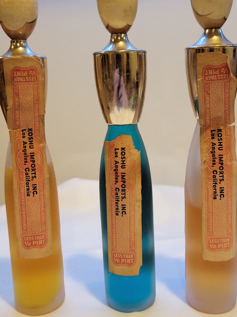 Vintage Japanese House of Koshu Small Liquor Bottles Etsy