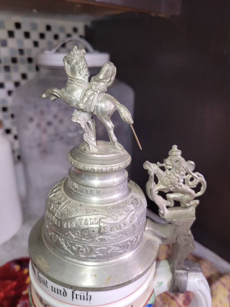 Authentic WWI Regimental German Beer Stein Karl Theodor Etsy