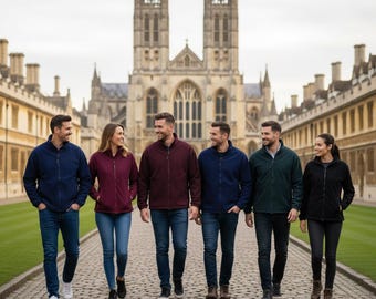 Unisex Heavyweight Fleece Jacket - 360gsm Anti-Pill Polar Fleece - Warm Winter Outdoor Full Zip - Minimalist Sports Style - 6 Colours