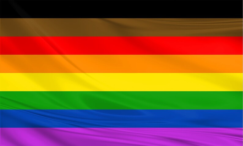 Philadelphia Pride Flag 5ft x 3ft LGBT Polyester