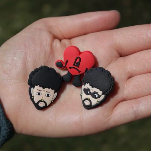 Bad Bunny Croc Charms Un Verano Sin Ti heart Etsy Denmark