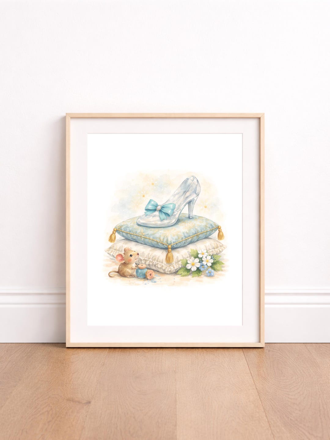 Fairytale Princess Nursery Wall Art Printable – Fantasy Kids Room Decor ...