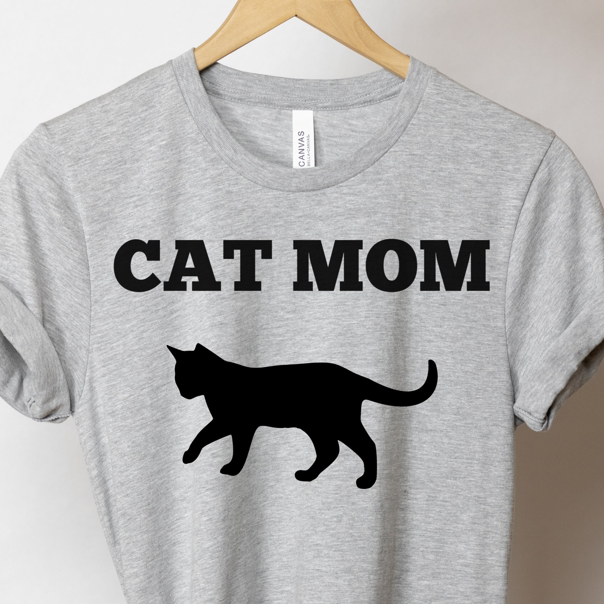 Cat Mom T Shirt Cat Mom Tee Cat Momma T Shirt Cat Mom Gift Etsy