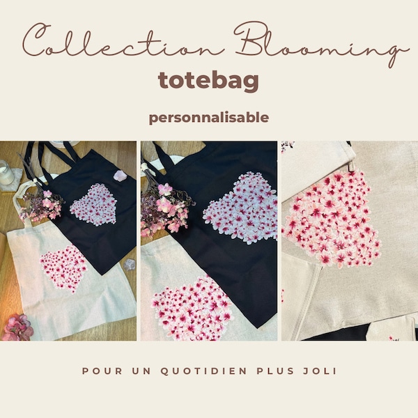 Collection Blooming - Tote bag illustré
