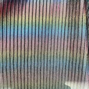 Tela de corbata plisada multicolor de dos vías se vende cortada a medida