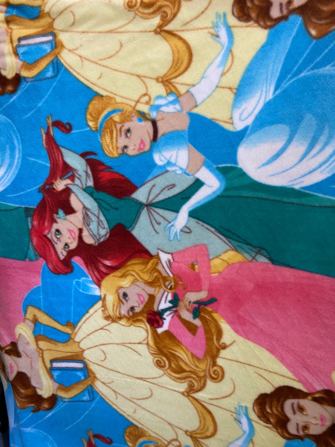 Princess Fleece Fabric 100 Polyester Fabric by the Yard Etsy