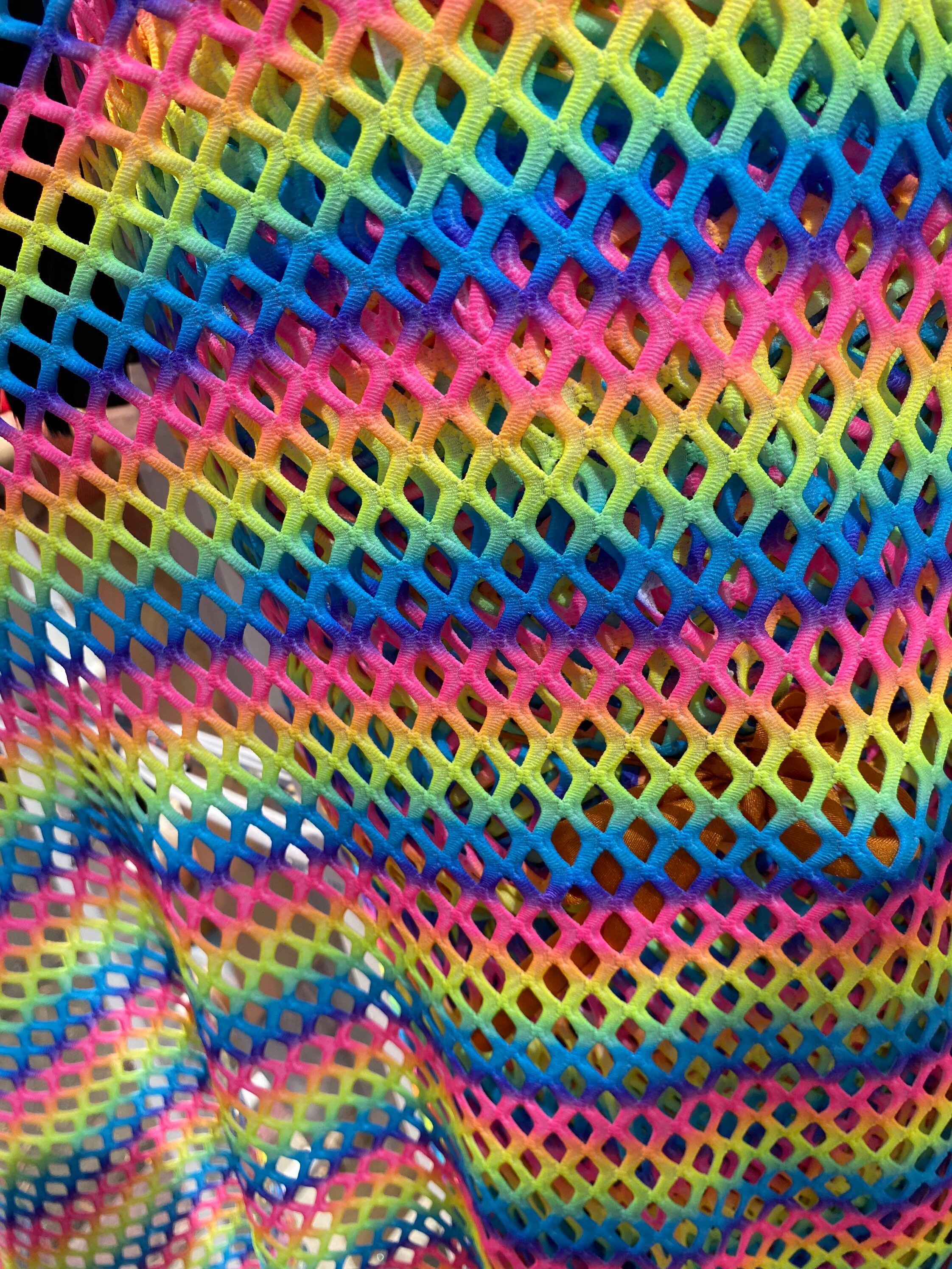 Diamond Fish Net Rainbow Diamond Fishnet Four-way Stretch Sold by the Yard - Etsy