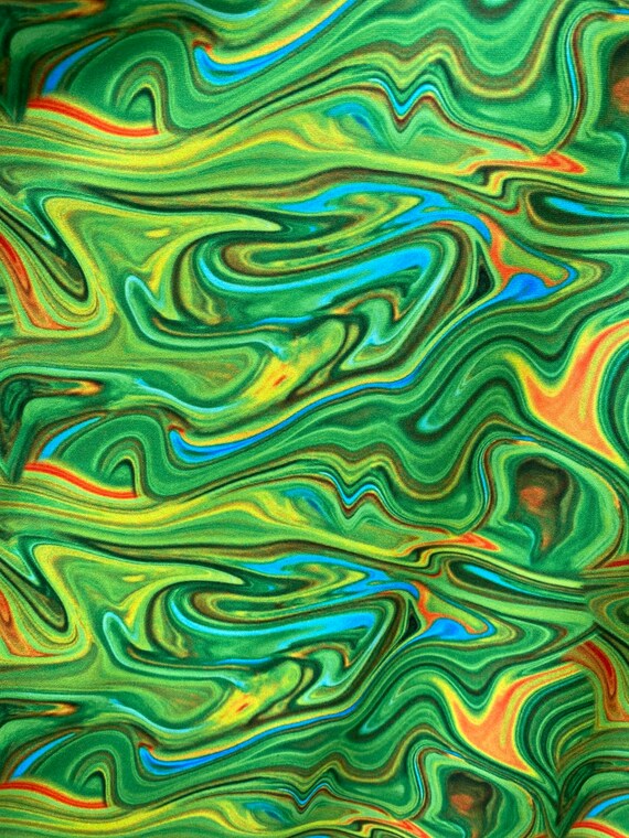 New Abstract/tie Dye Design Print on Nylon Spandex Fabric Etsy