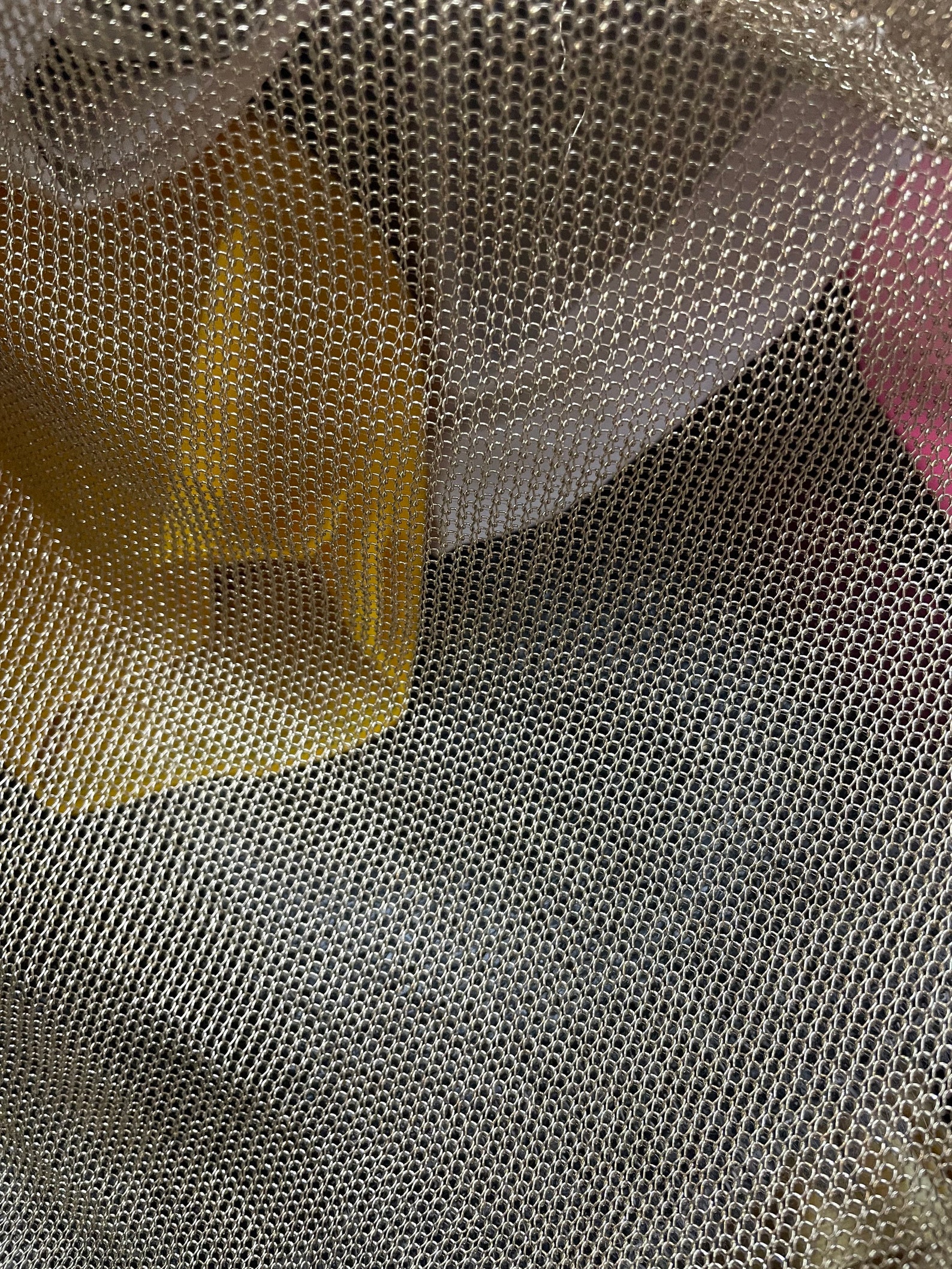 Metallic Mesh Two Way Stretch Mesh Fabric Sold by the Yard - Etsy