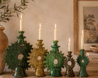 Candlestick holder Tamegroute candlestick