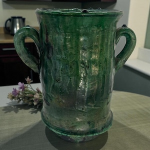 Terracotta mini pots, tamegroute Pottery, Natural vase