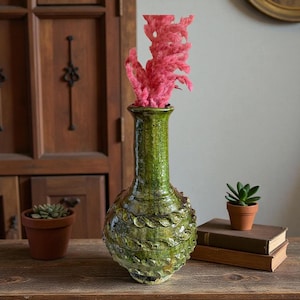 unique Green vase of tamegroute
