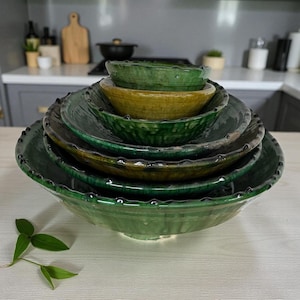 Miski Tamegroute, Miski ręcznie robione