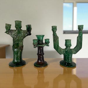 Green tamegroute candles