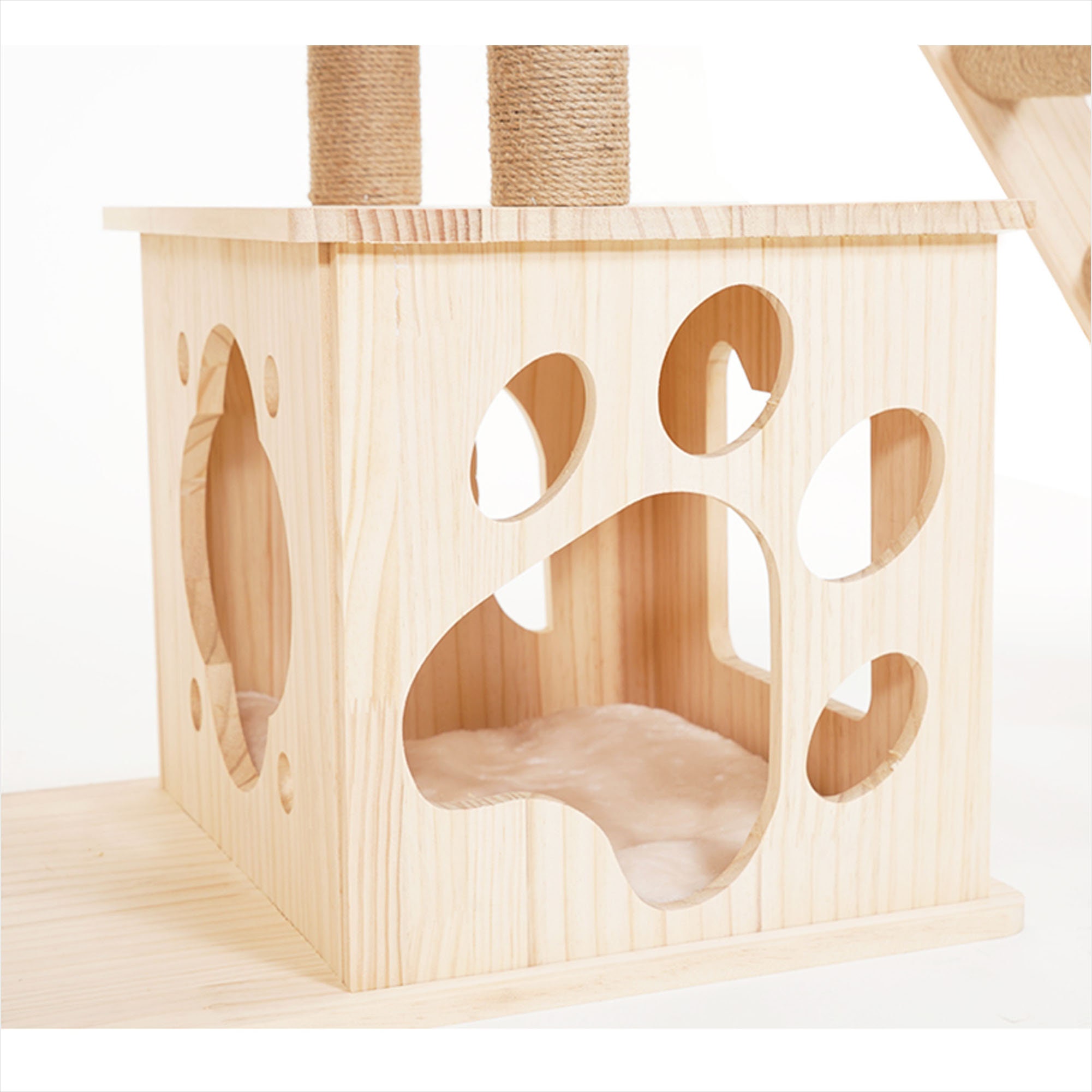 Large Cat Climbing Tower with Scratching Post Sisal RopeSolid Etsy