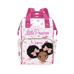 Little Princess Baby Diaper Bag Baby Shower Gift African American