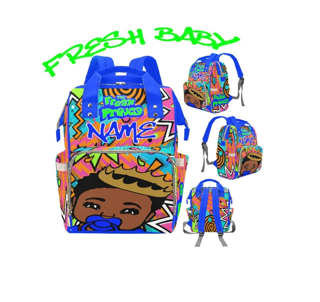 Fresh Prince Boy Baby Boy Backpack Personalized Diaper Etsy