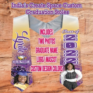 Custom Graduation Stoles