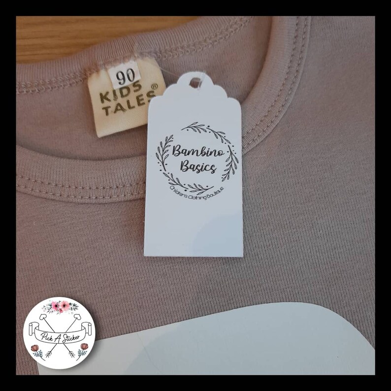 Swing Tags Clothing Labels Hang Tags Logo Personalised Etsy