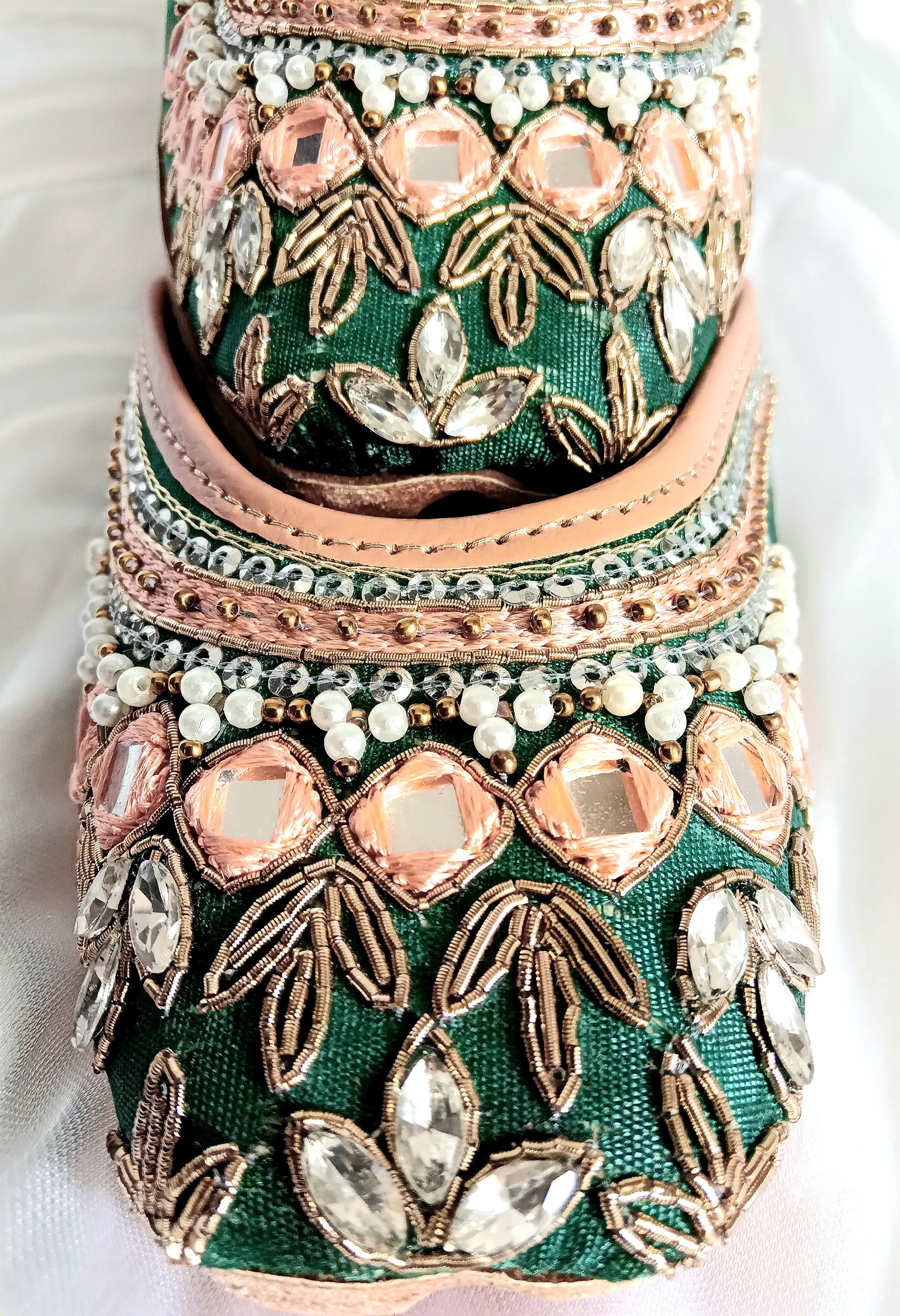 Chaussures Plates Jutti Indiennes/pakistanaises - Multicolores, Neuf Avec Emballage