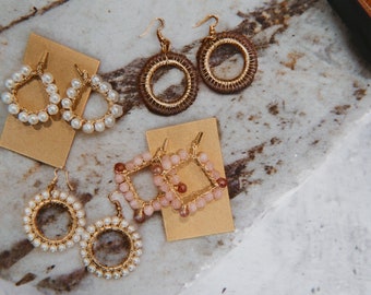 Stunning Handcrafted Beaded Earrings | Unique Designs for Stylish Statements | Boho Style | Artisan Jewelry | Fashion Accessories