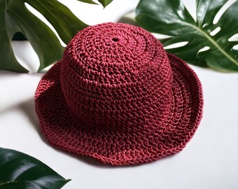 Bailey Bucket Hat - Handmade Bucket Hat - Crochet Hat - Summer Hat - Wide Brim Women’s Hat - Sun Hat