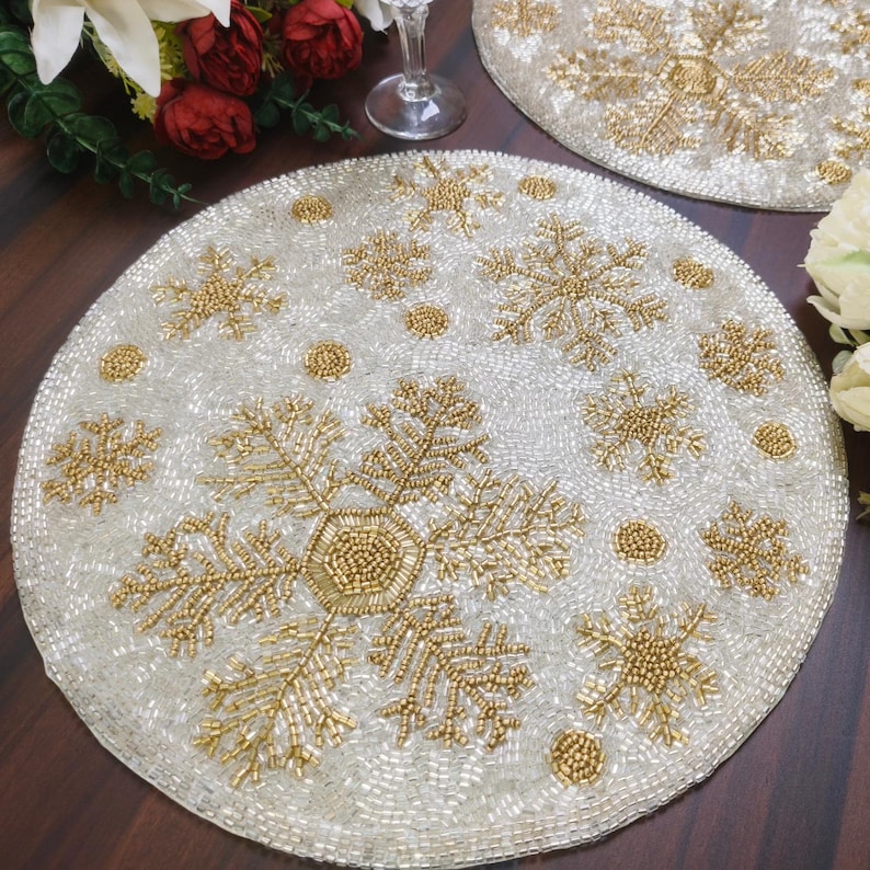 ZARIMOON Fish Beaded Placemat - Thumbnail 2