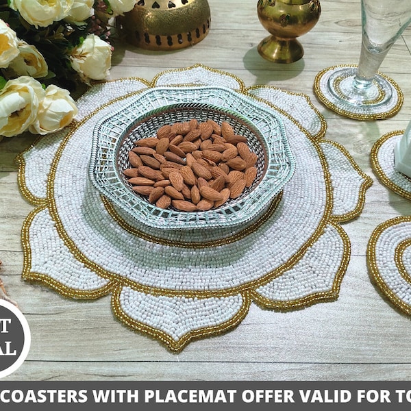 Gold Placemats Etsy