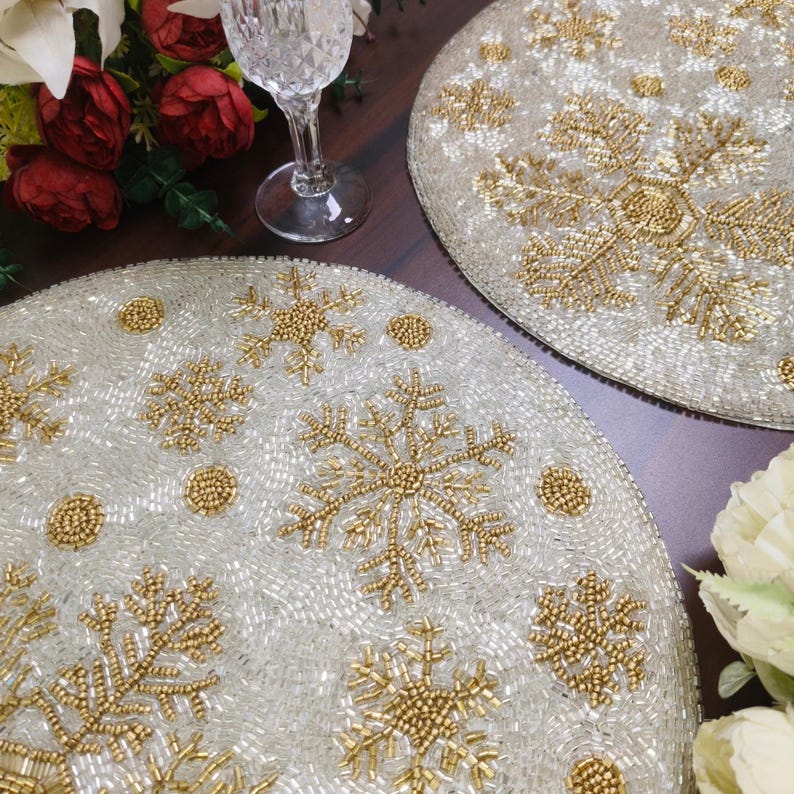 ZARIMOON Fish Beaded Placemat - Thumbnail 3