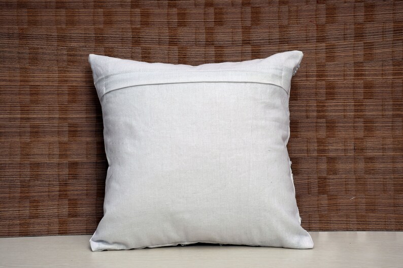 Gold Beaded Throw Cushion Cover Luxury Contemporary Modern Toss Pillow Hand Embroidered Embellished Custom Accent Personalised