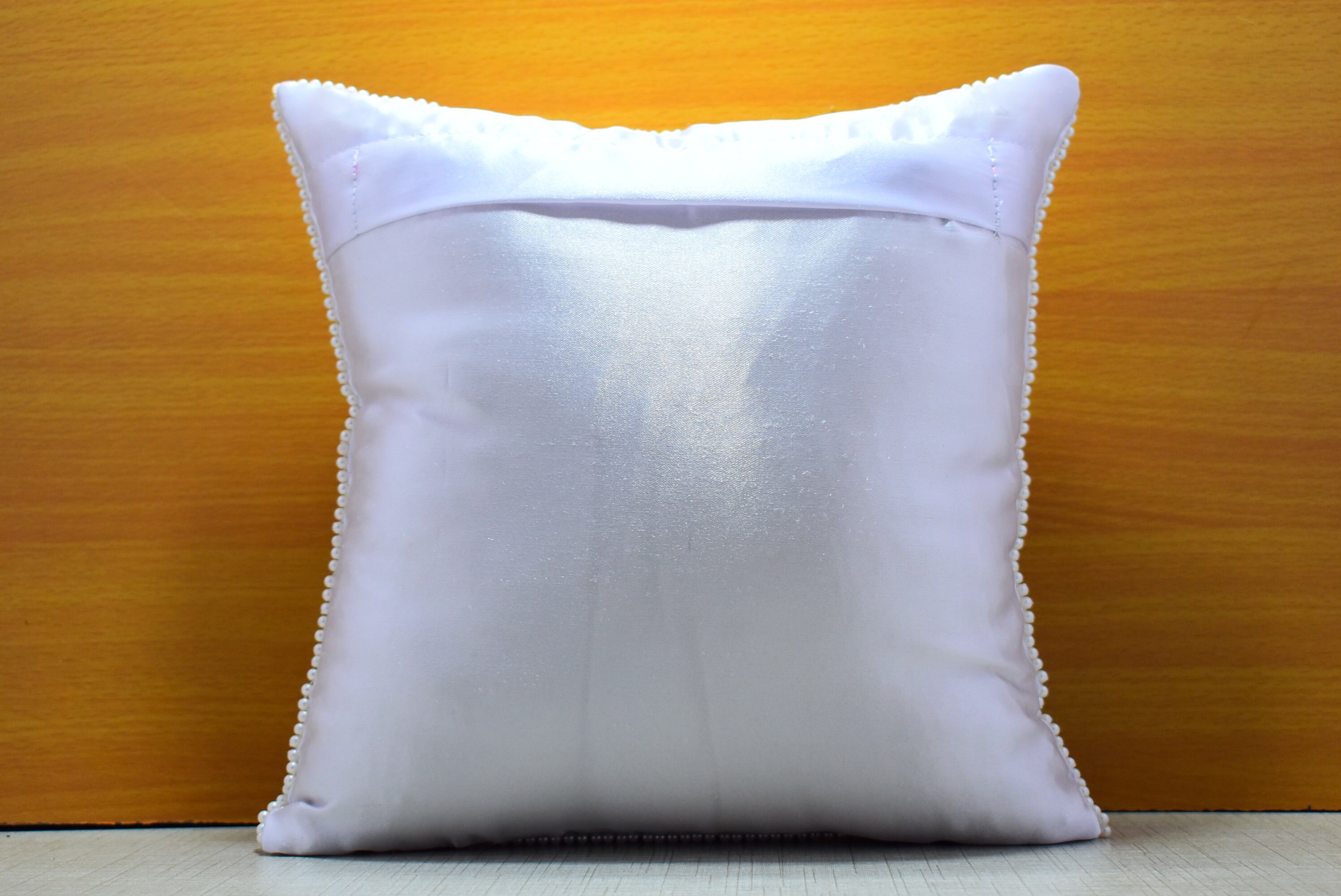 White Pearl Beaded Throw Pillow Cover Luxury Contemporary Etsy