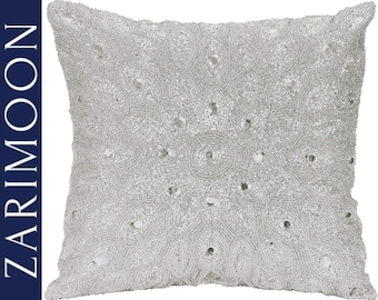 small beaded pillows