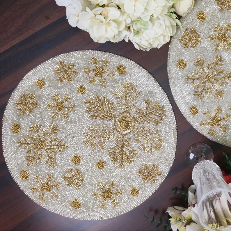 ZARIMOON Fish Beaded Placemat - Thumbnail 4