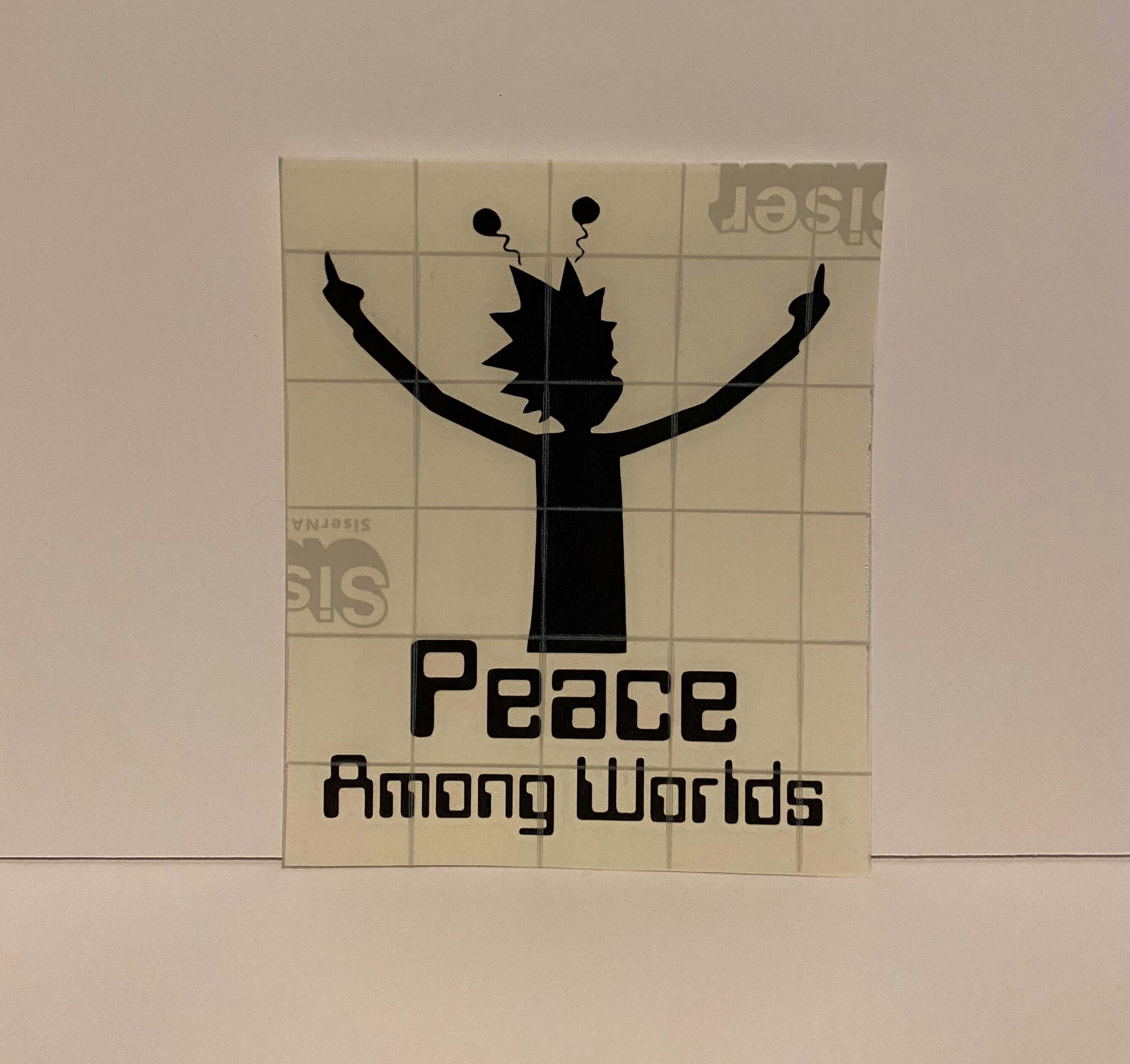 Rick And Morty Rick Sanchez Peace Among Worlds | Etsy