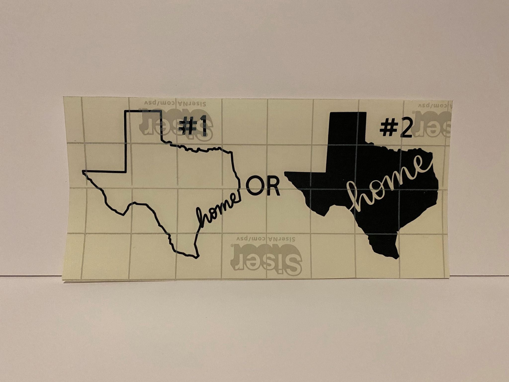 Texas State Home Sticker/Window Decal vinilo permanente Etsy