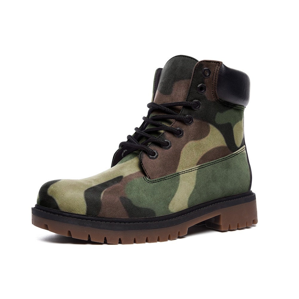 Mens camo 2024 timberland boots