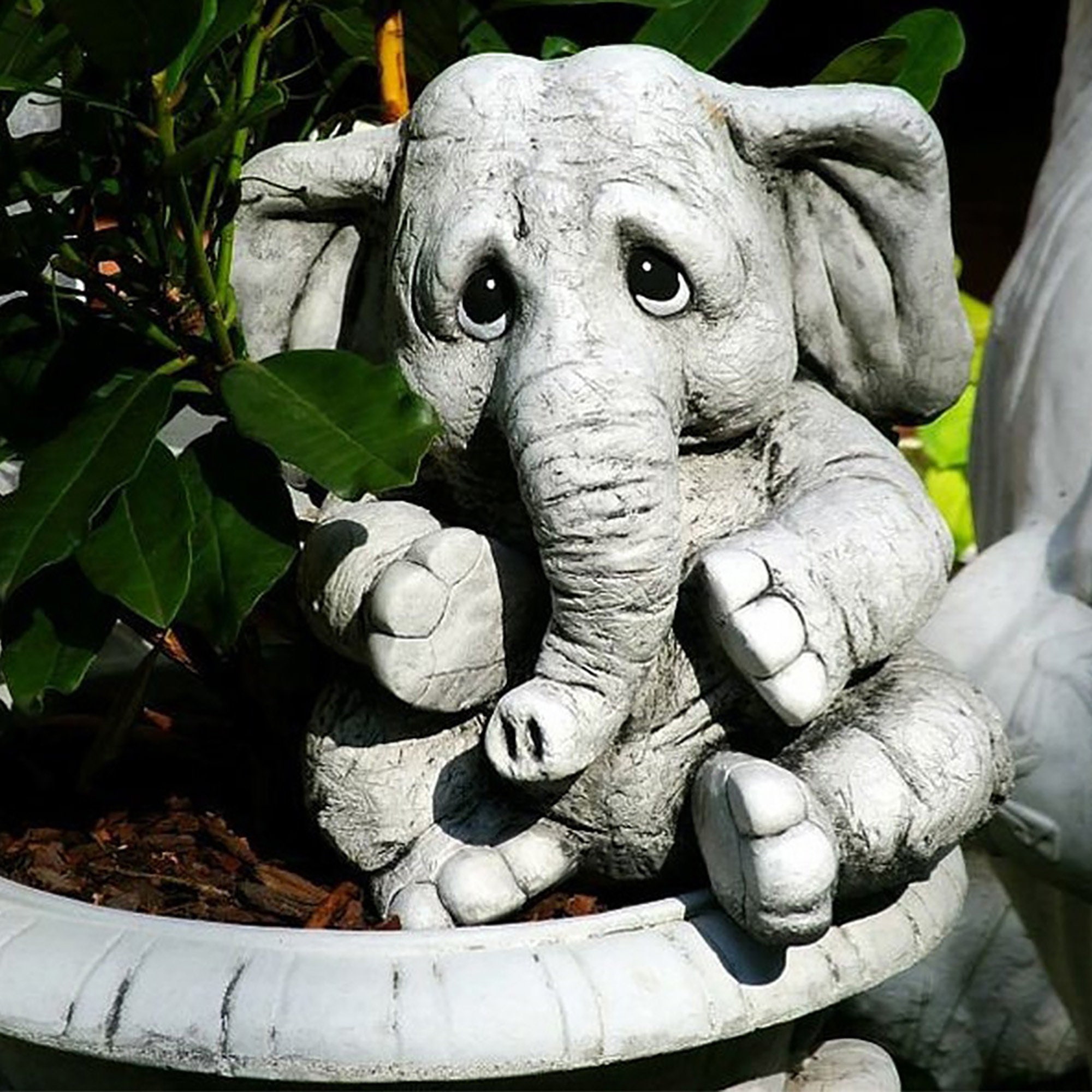 Elephant OrnamentsGarden GnomesGarden Ornaments Art Outdoors Etsy