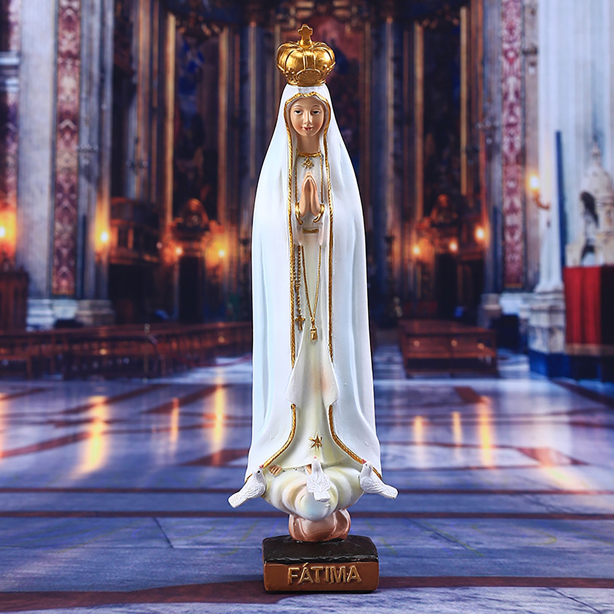 Religiöse Kirche Im Europäischen Stil Jungfrau Maria Figur | Etsy