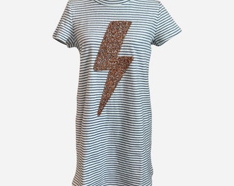 Terry Cloth Bolt Shirtdress