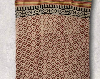 Handmade Indian Cotton Pareo, Block Print Sarong, Women's Scarf