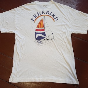 T-shirt VTG Free Bird , stars de l’écran , point simple