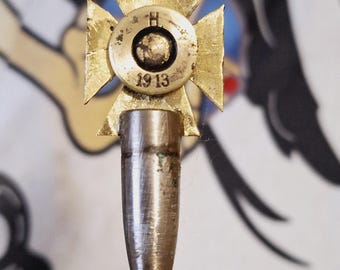 1942’s★ ドイツ国防軍装甲師団★アイアンクロス・実弾Necklace 1942's☆ ドイツ国防軍装甲師団☆アイアンクロス・実弾Necklace
