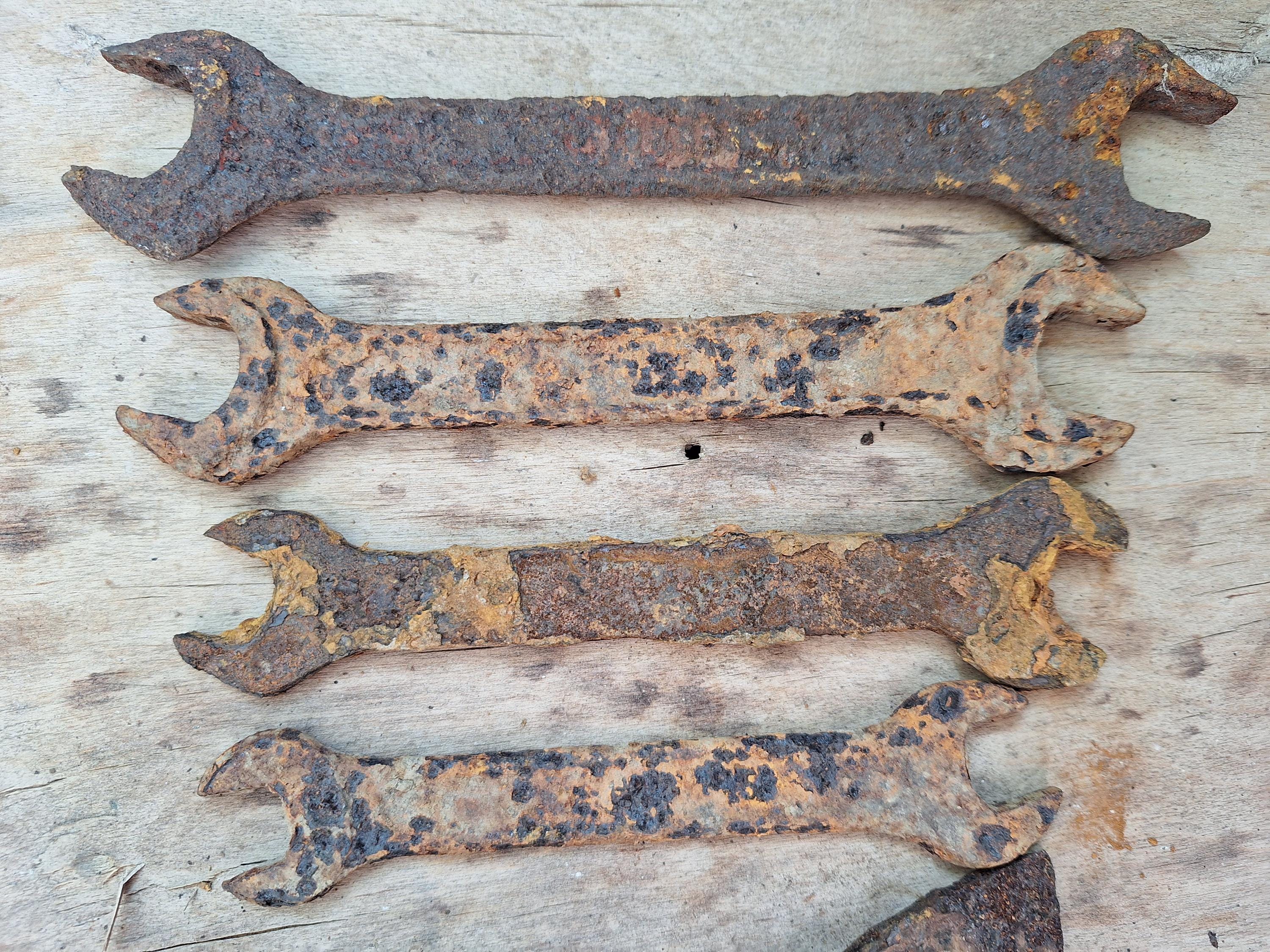 Rusty Metal Objects. Rusty Axes and Wrenches . Rusty Tools - Etsy